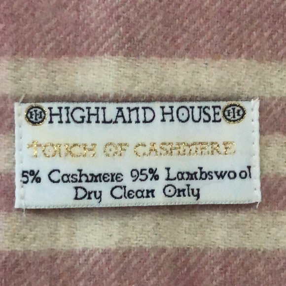Highland House Lambswool Cashmere A Touch of Cashmere Plaid Scarf - Picture 4 of 11